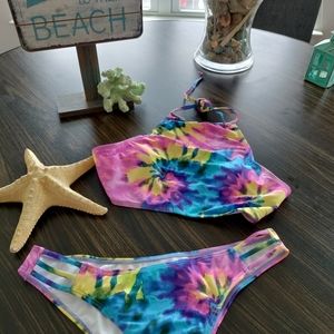 Awesome boho tie dyed suit